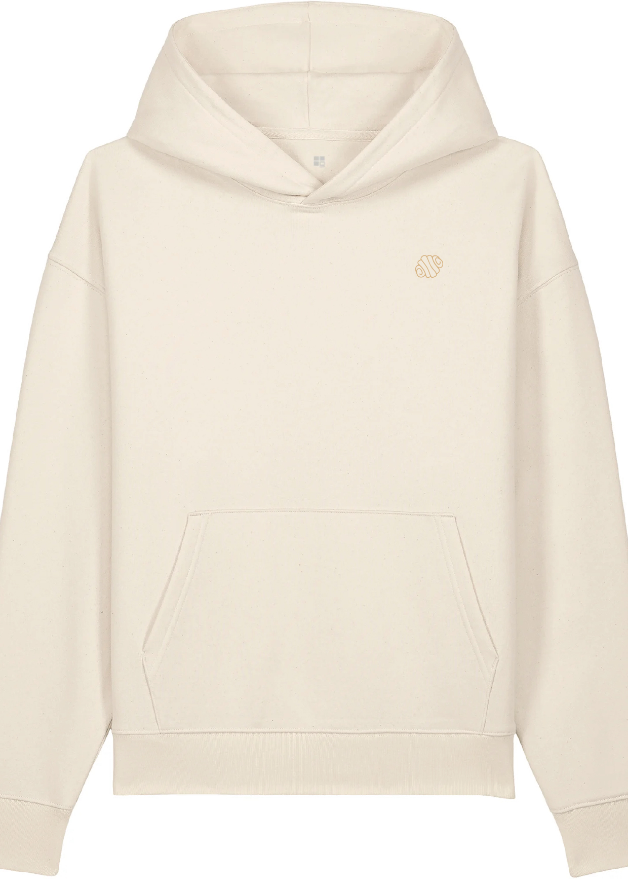 Franzbrötchen Hoodie Cremeweiß