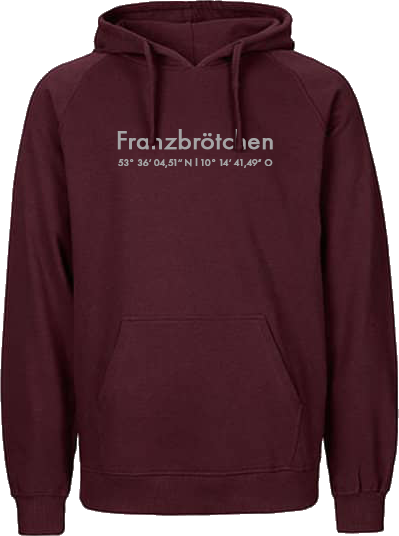 Hoodie|Franzbrötchen&Koordinaten
