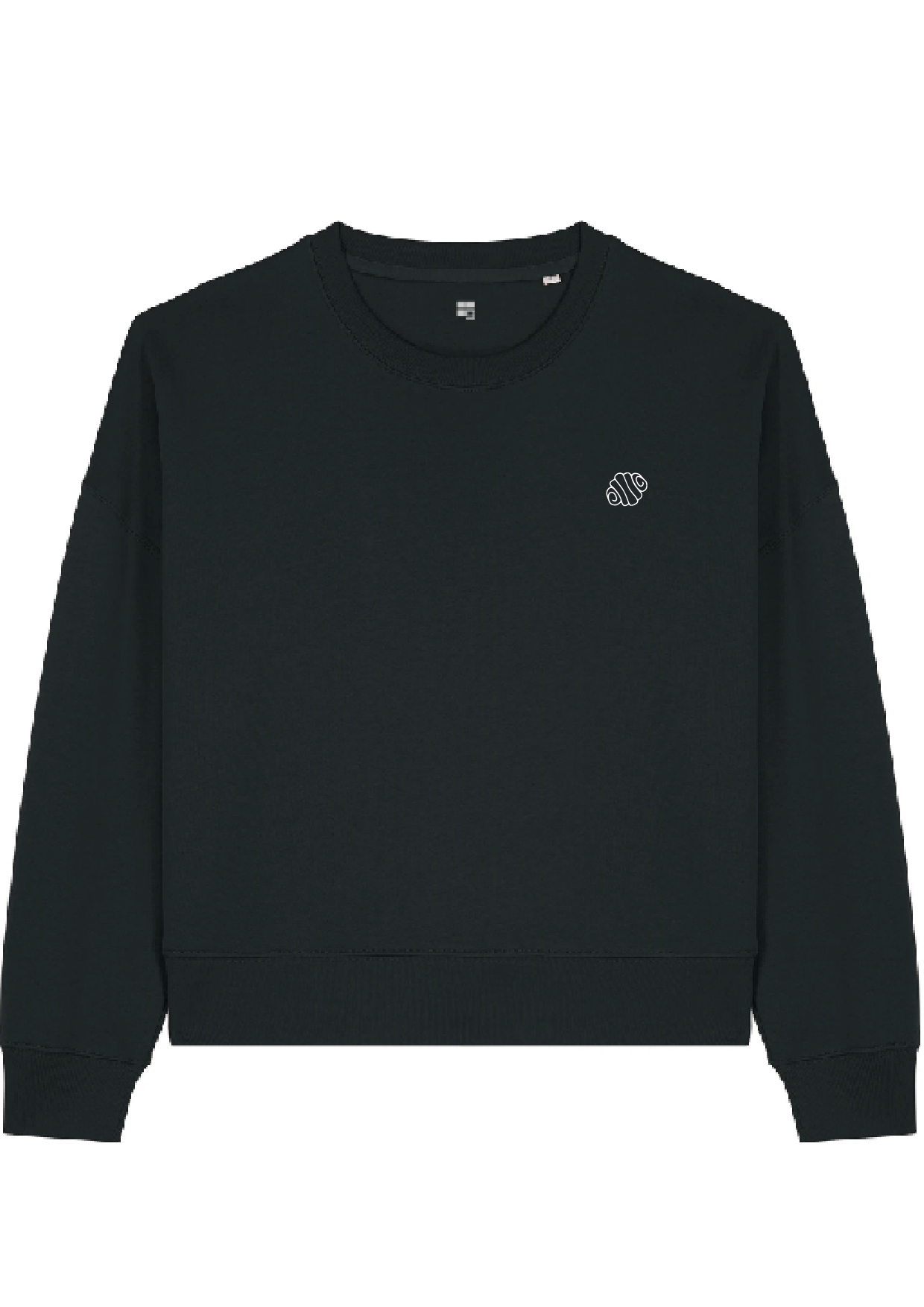 Franzbrötchen Sweatshirt Schwarz